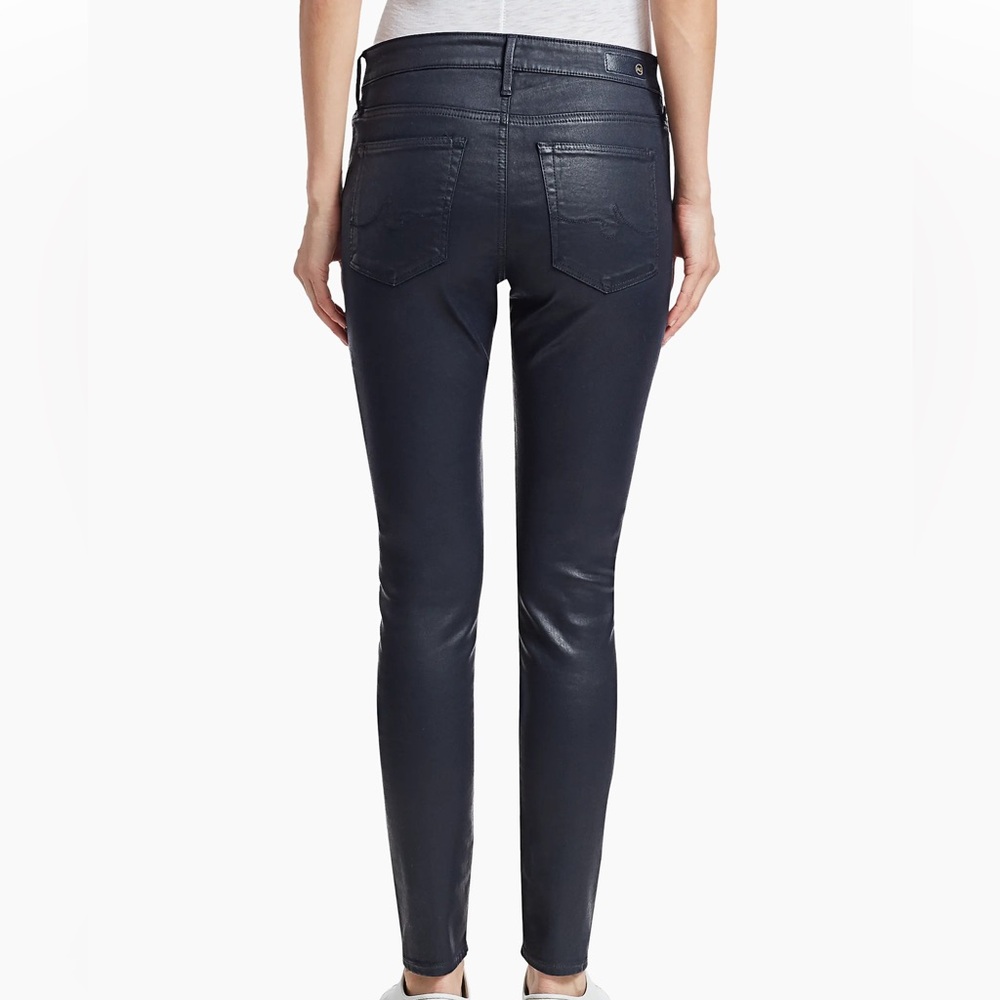 AG The Legging Ankle Super Skinny Jeggings Blue Black - Picture 15 of 15
